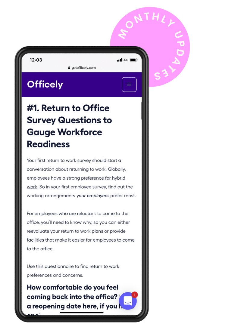 A Guide to Efficient Desk Sharing for Hybrid Work Officely